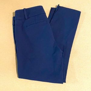 LOFT Straight Leg Marisa Pant in Navy